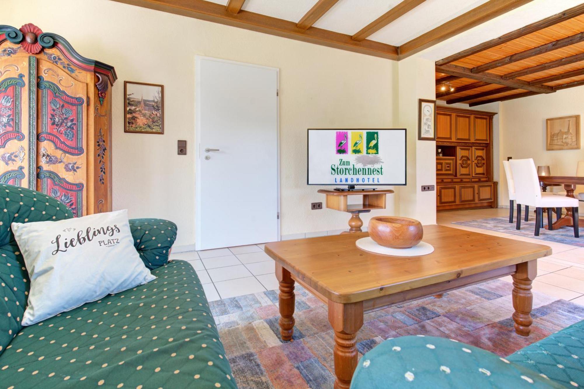 Apartment Landhotel Zum Storchennest Bann Kültér fotó